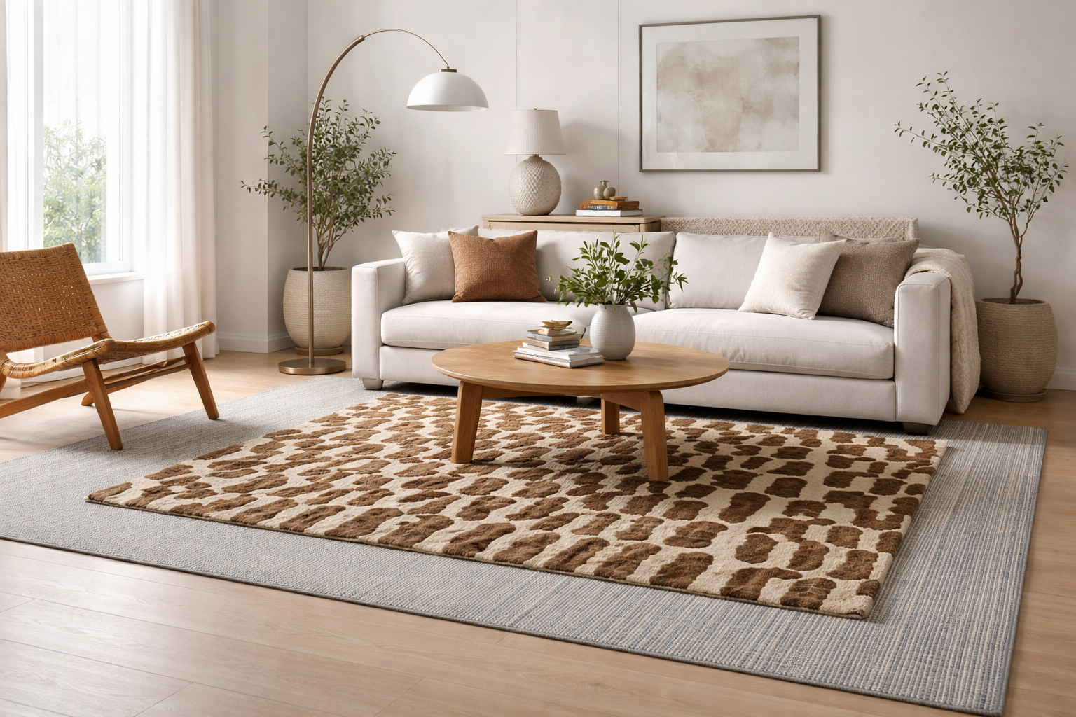 Layering Rugs: Flatweave with Hand-Tufted Rugs