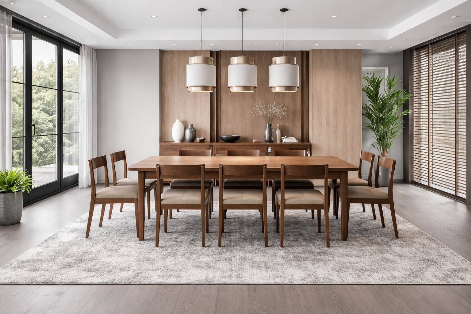 How to Choose the Right Rug Size for a Dining Table