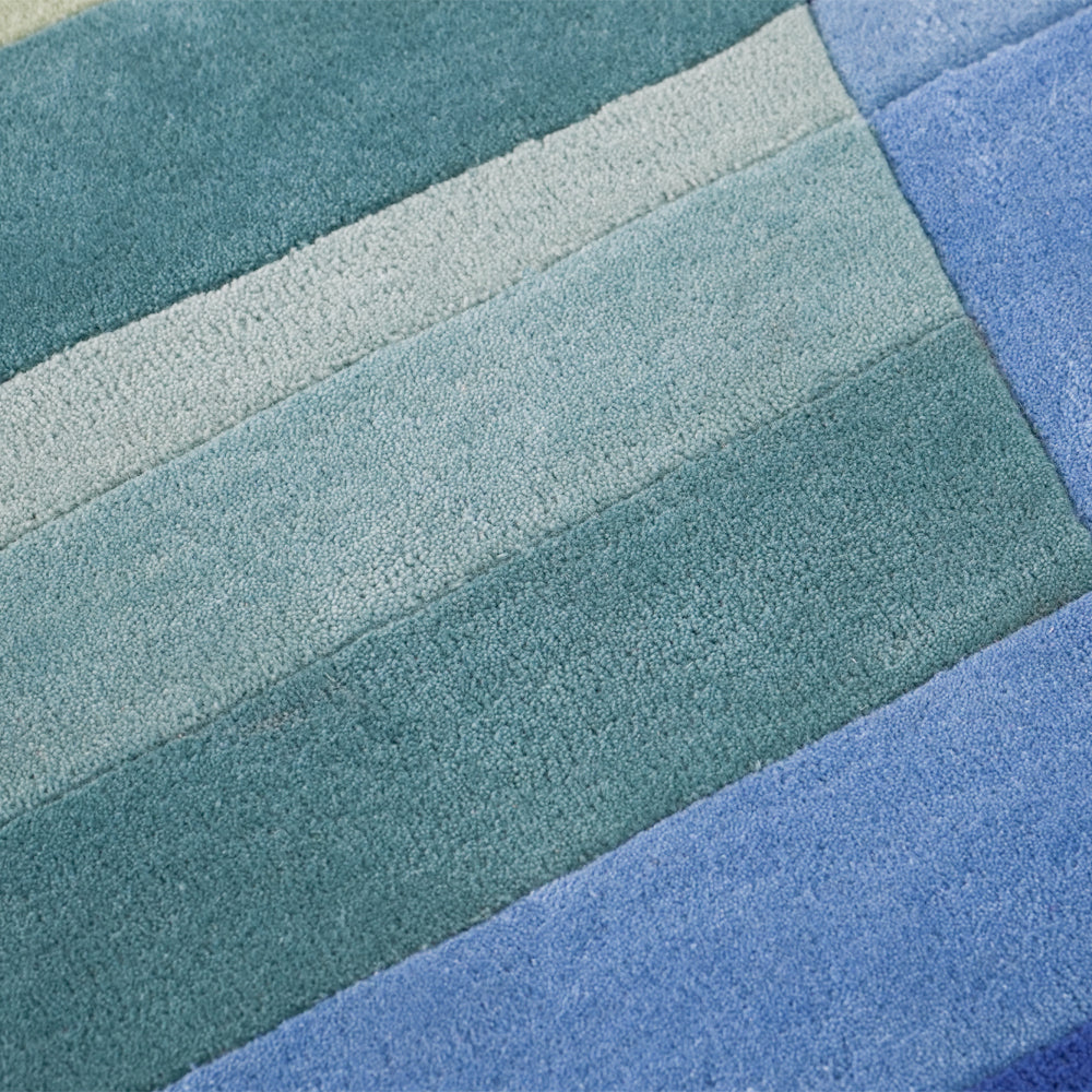 Aqua Horizon Runner Rug
