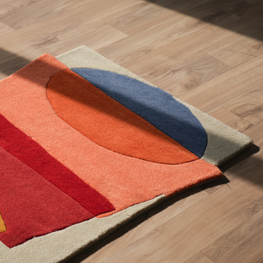 Color Block Runner Rug