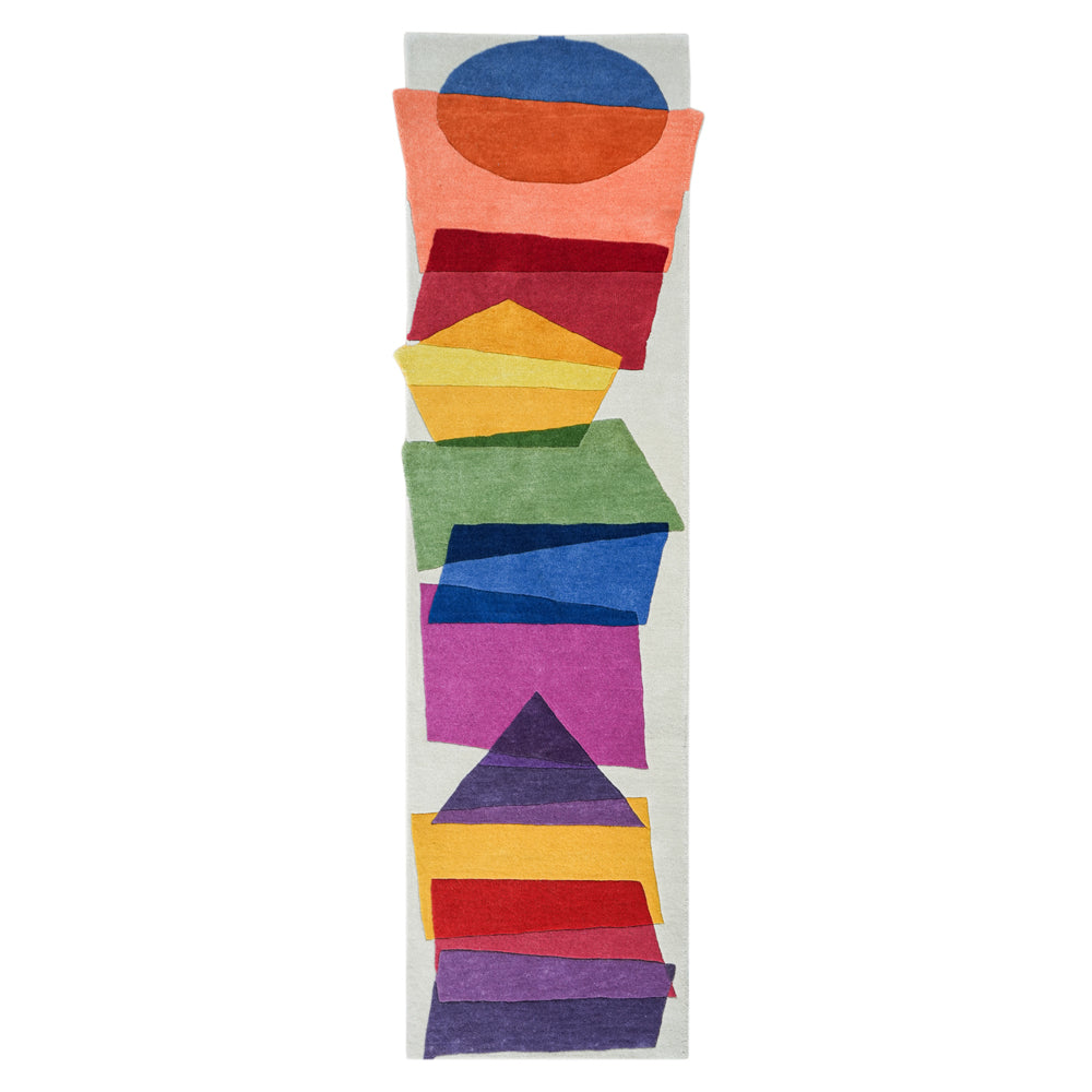Color Block Runner Rug