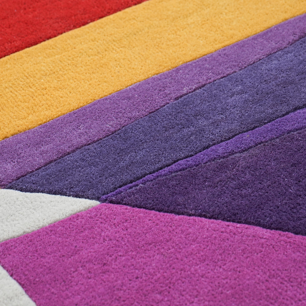 Color Block Runner Rug