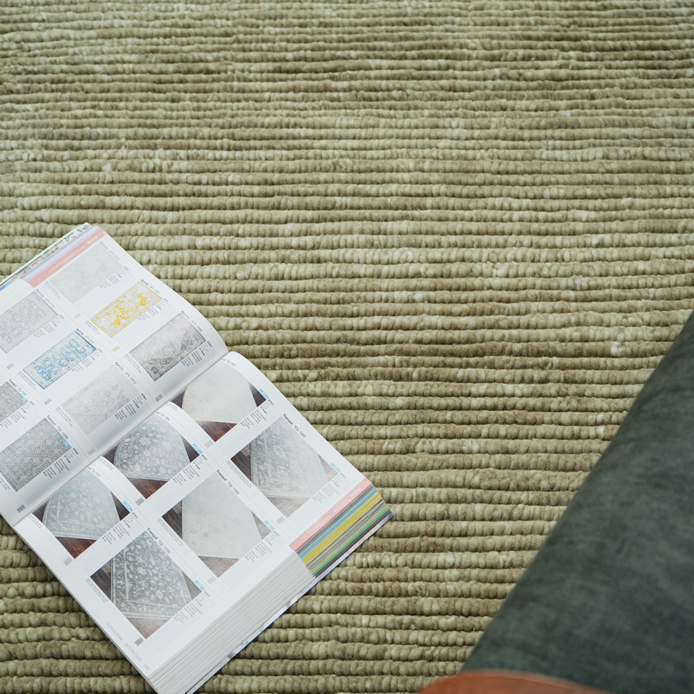 Terra Loom Hand Knotted Wool Rug