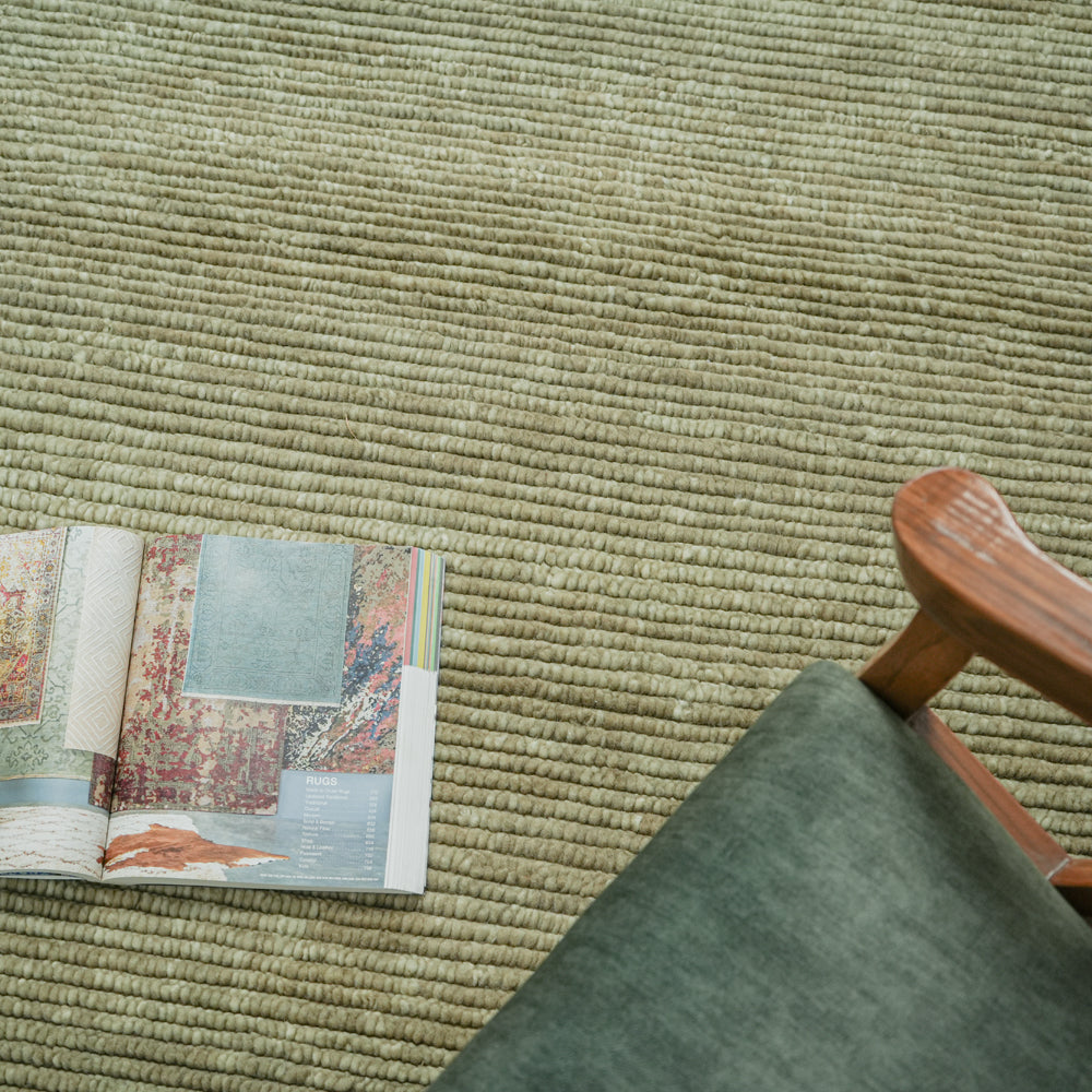 Terra Loom Hand Knotted Wool Rug