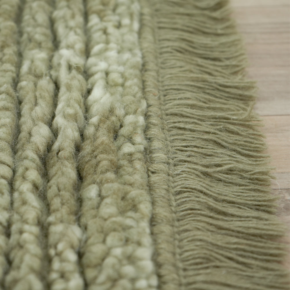 Terra Loom Hand Knotted Wool Rug
