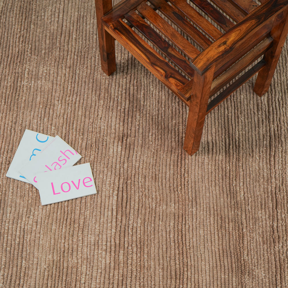 Terra Loom Hand Knotted Wool Rug