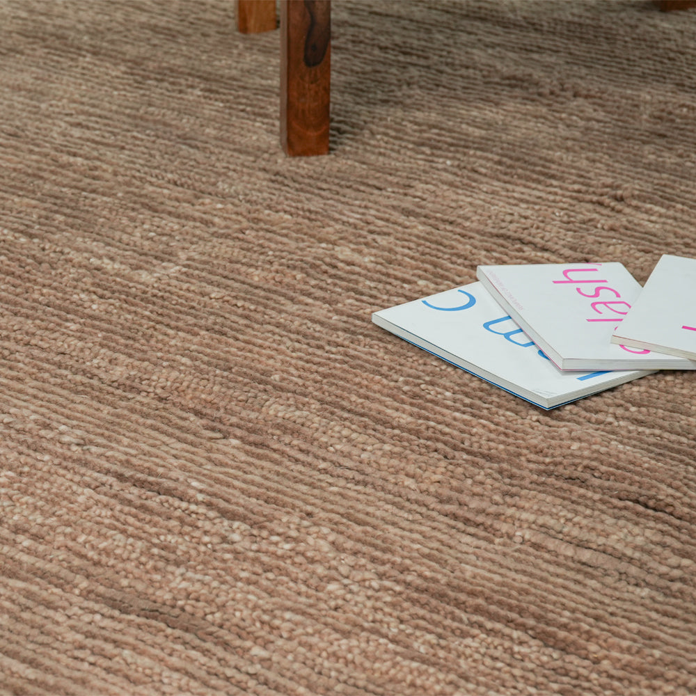 Terra Loom Hand Knotted Wool Rug