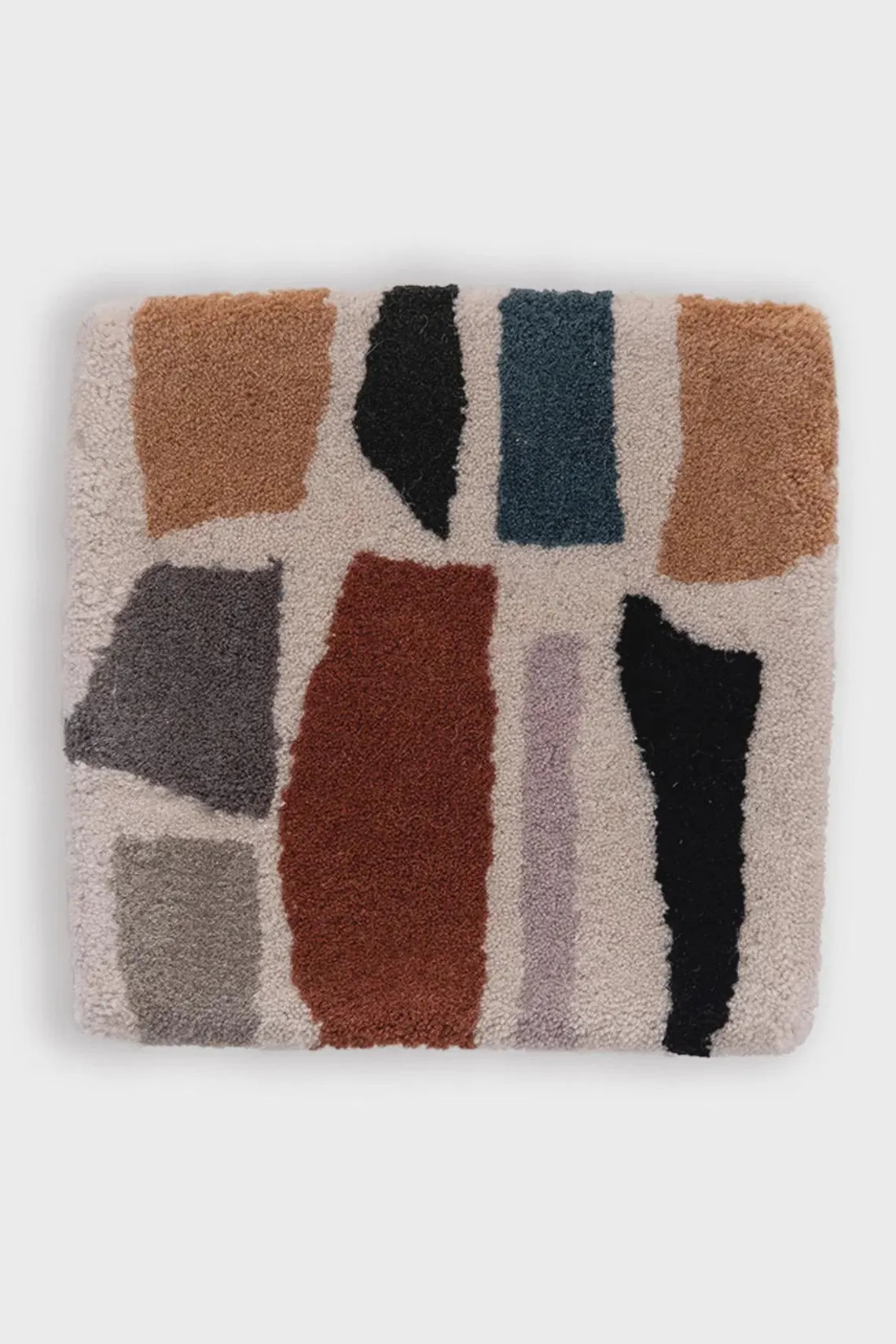 Close-up detail of Fragment Rug highlighting its hand tufted texture.
