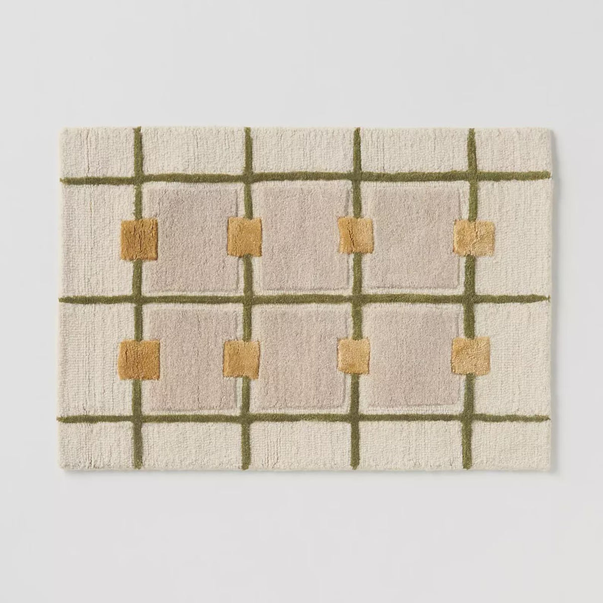 Geometric Grid Rug | Decordec
