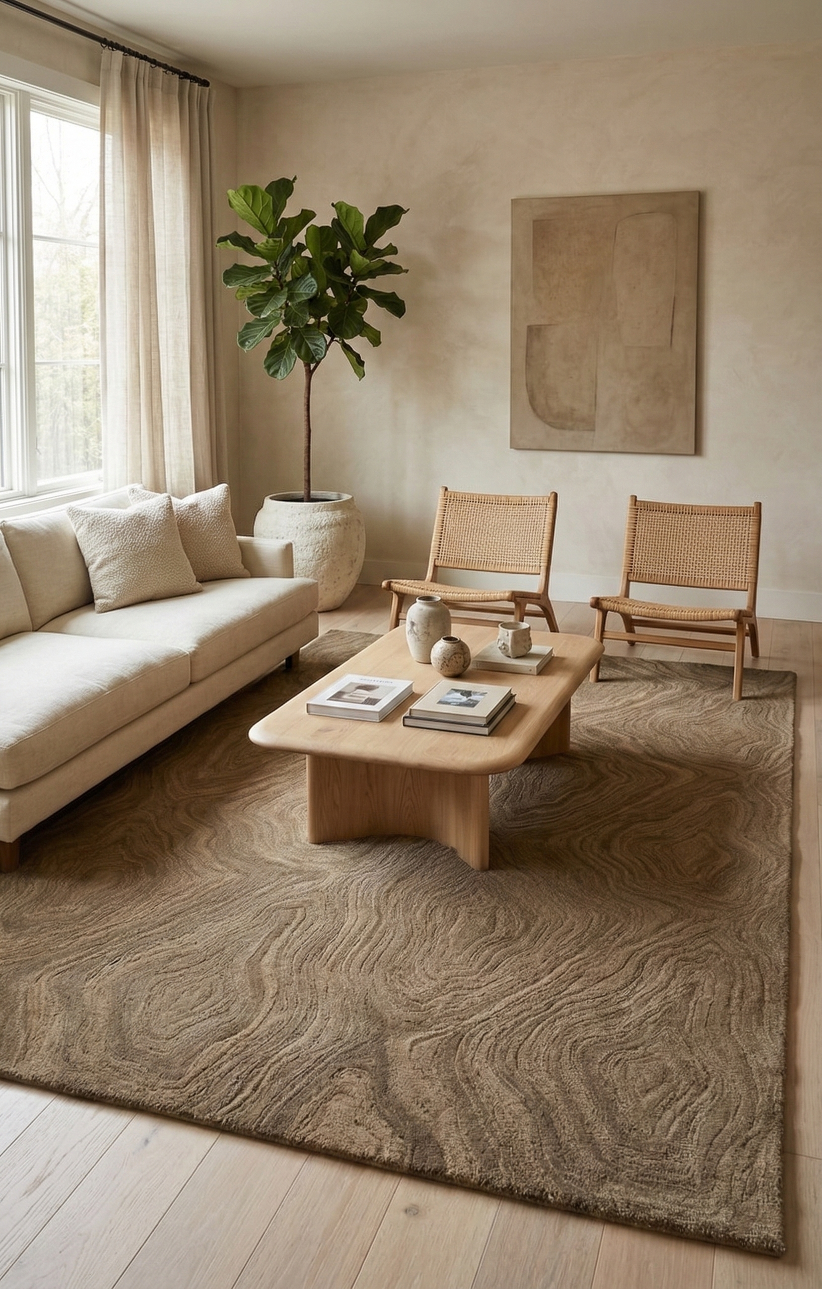 Earthen Hand Tufted Wool Rug