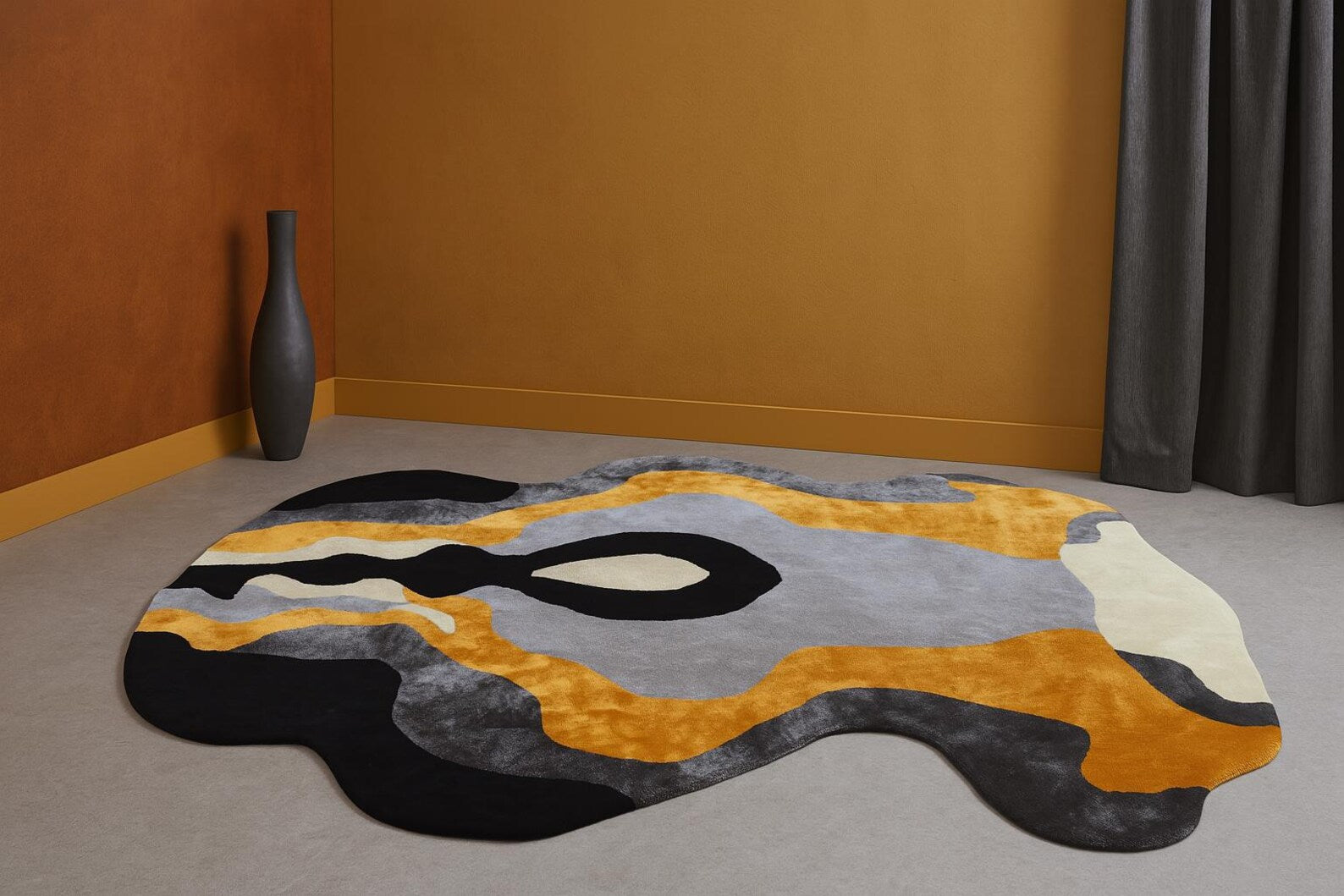 Molten Flow Rug is showcasing Living Room