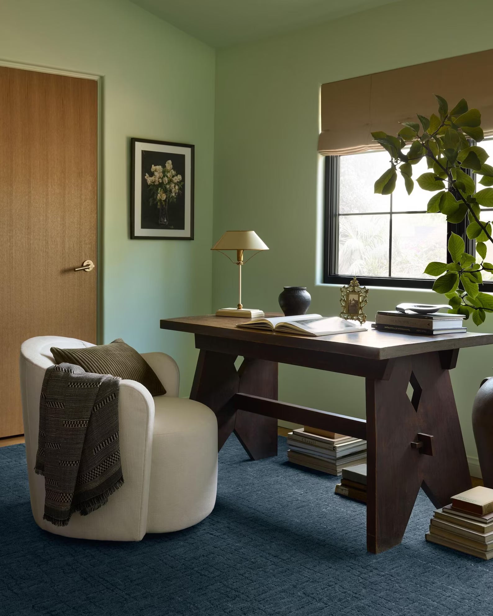 Serenity Textured Rug styled in a warm living space with natural light, neutral furniture, and a relaxed, elegant atmosphere.