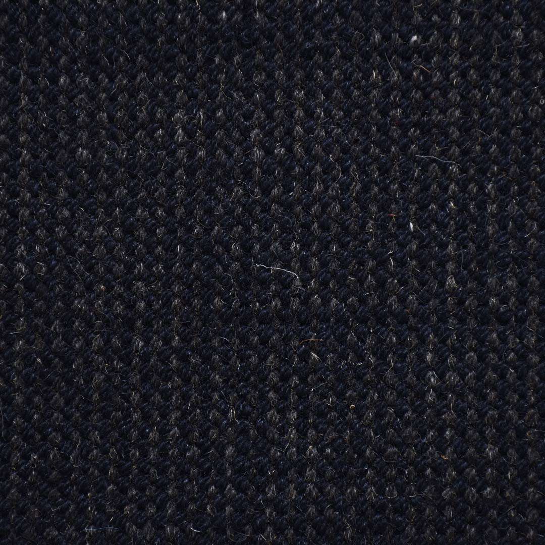 Texture close-up of Auskin Luxury Black Rug showing detailed weave and matte black finish