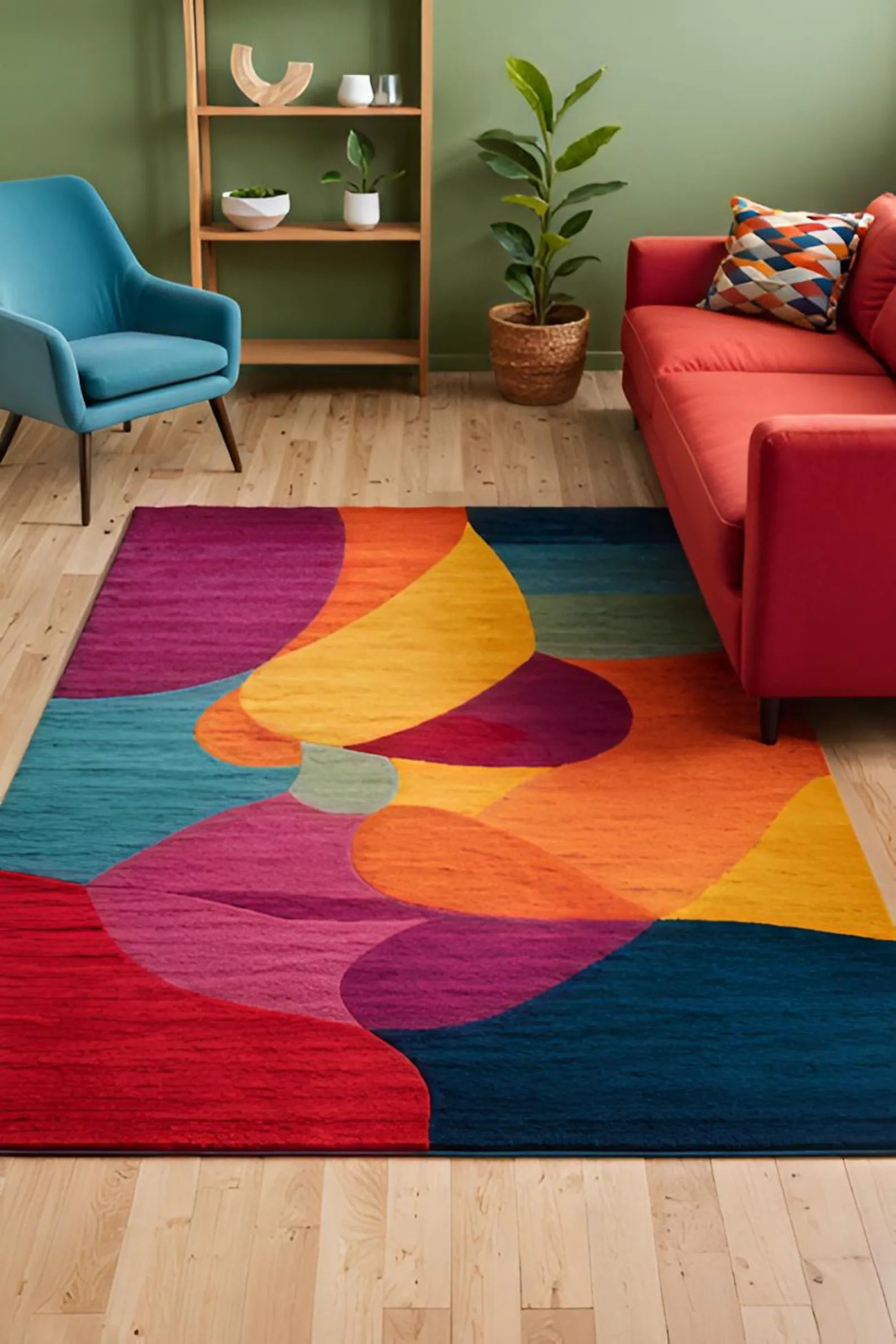 The Kiss Modern rug