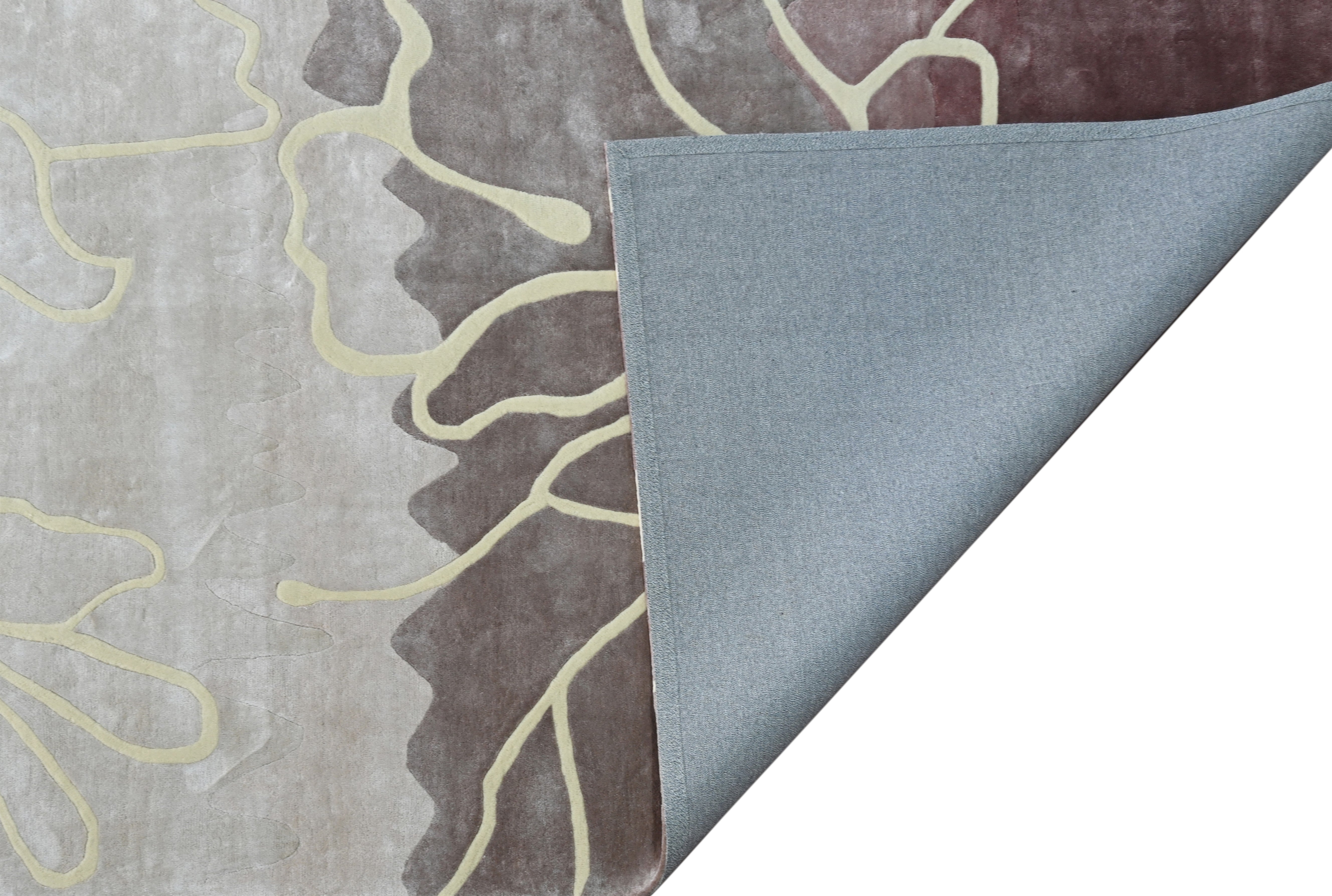 Close-up view of Twilight Veins Rug highlighting intricate vein-inspired lines.