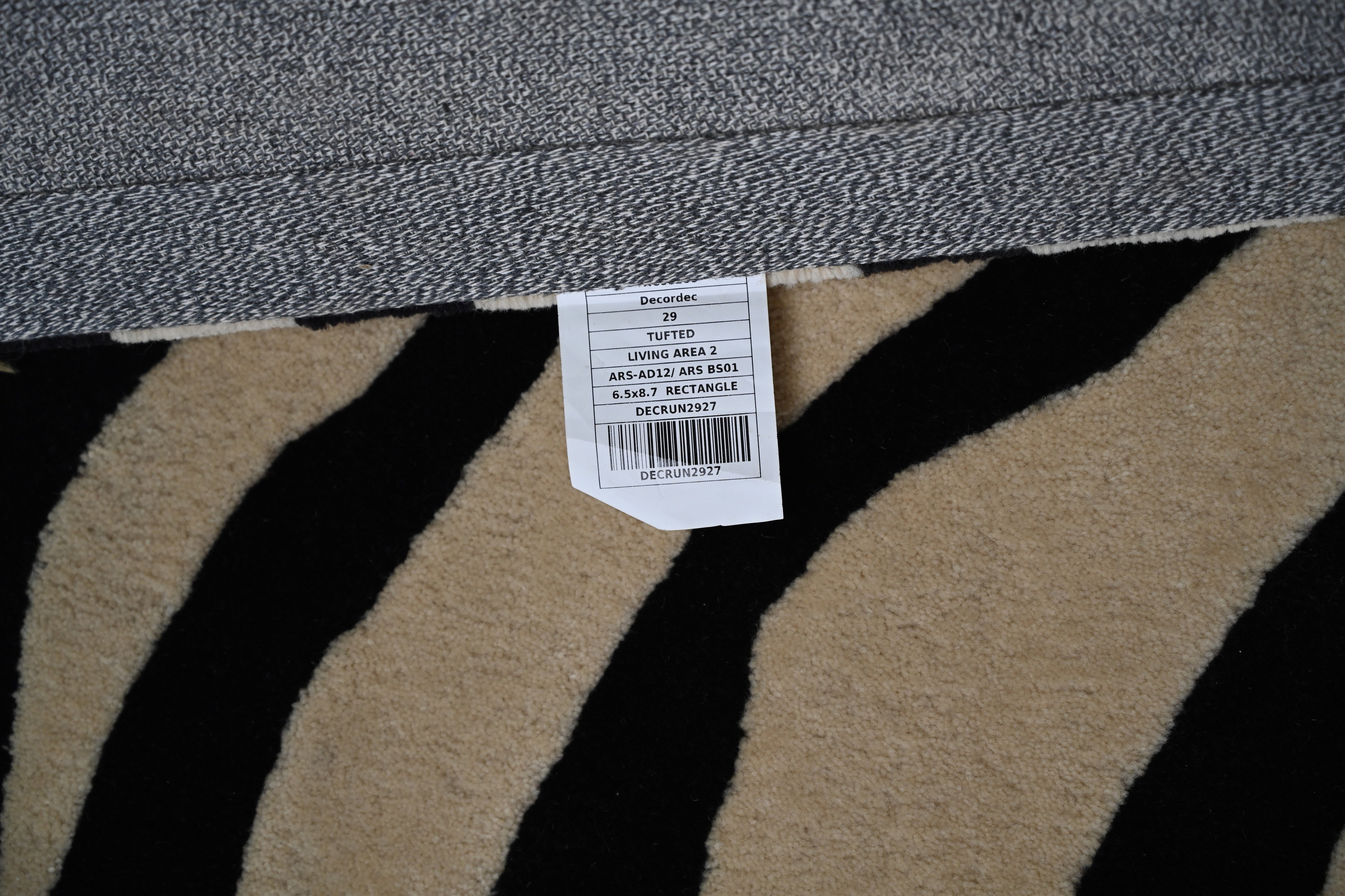 Zebra bloom back and front detail 