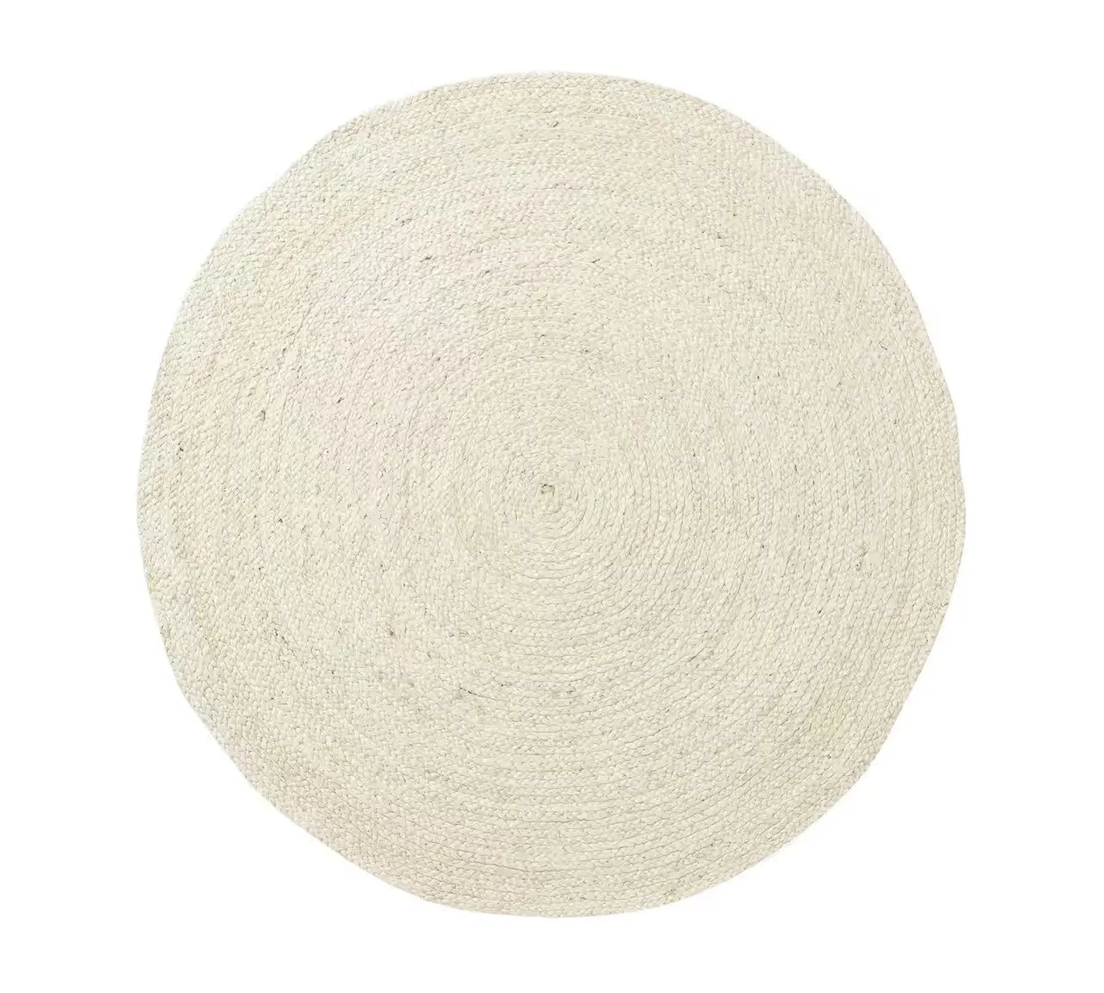 Ivory Jute Round Rug