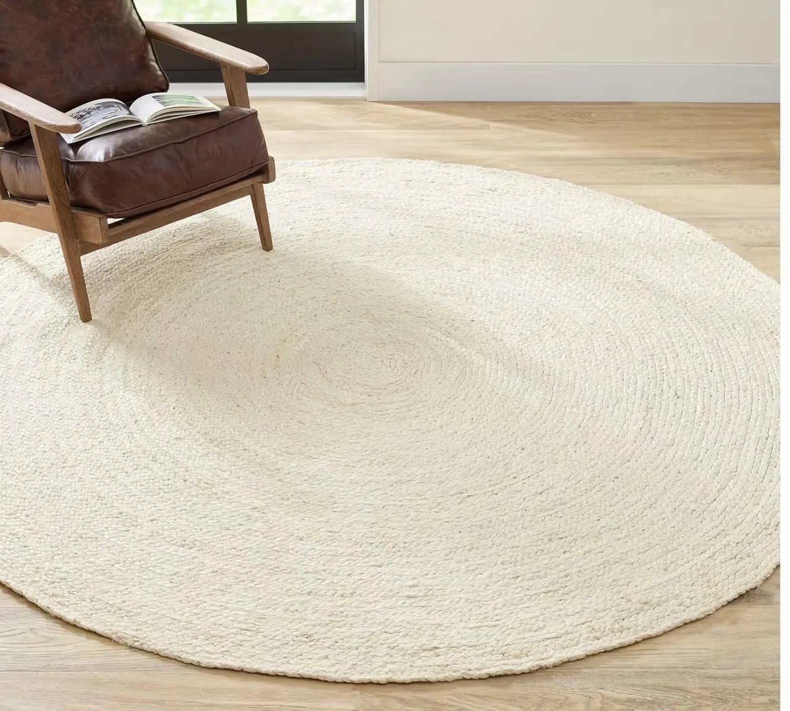 Ivory Jute Round Rug