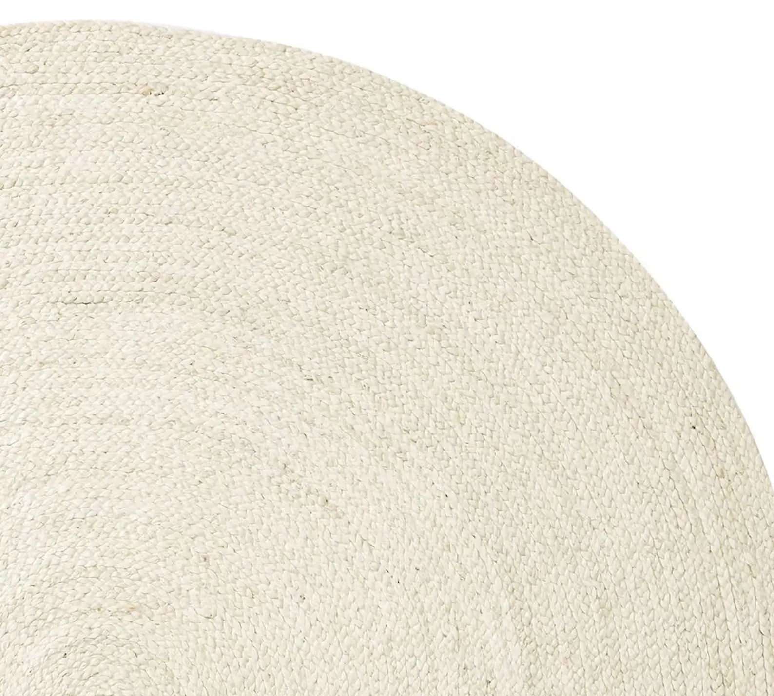 Ivory Jute Round Rug