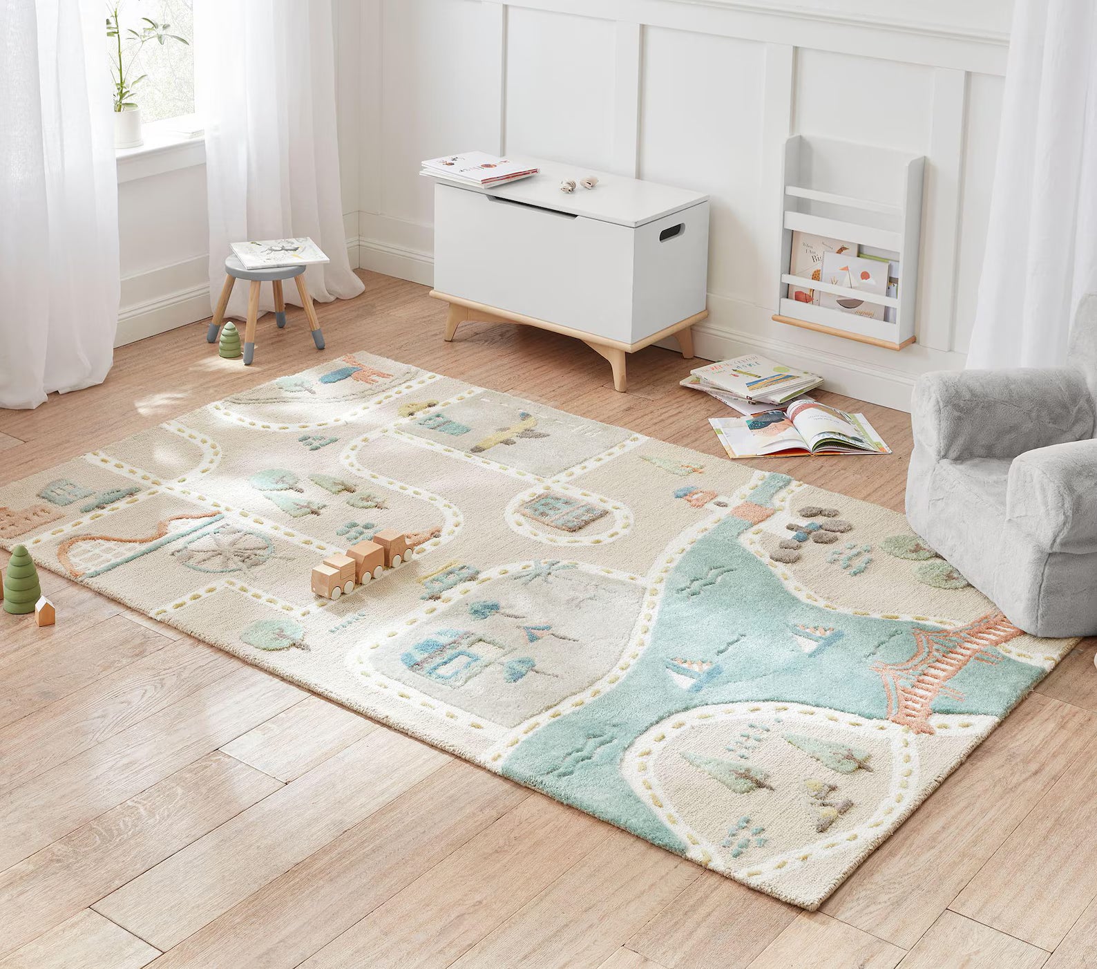 Storybook Town Play Rug