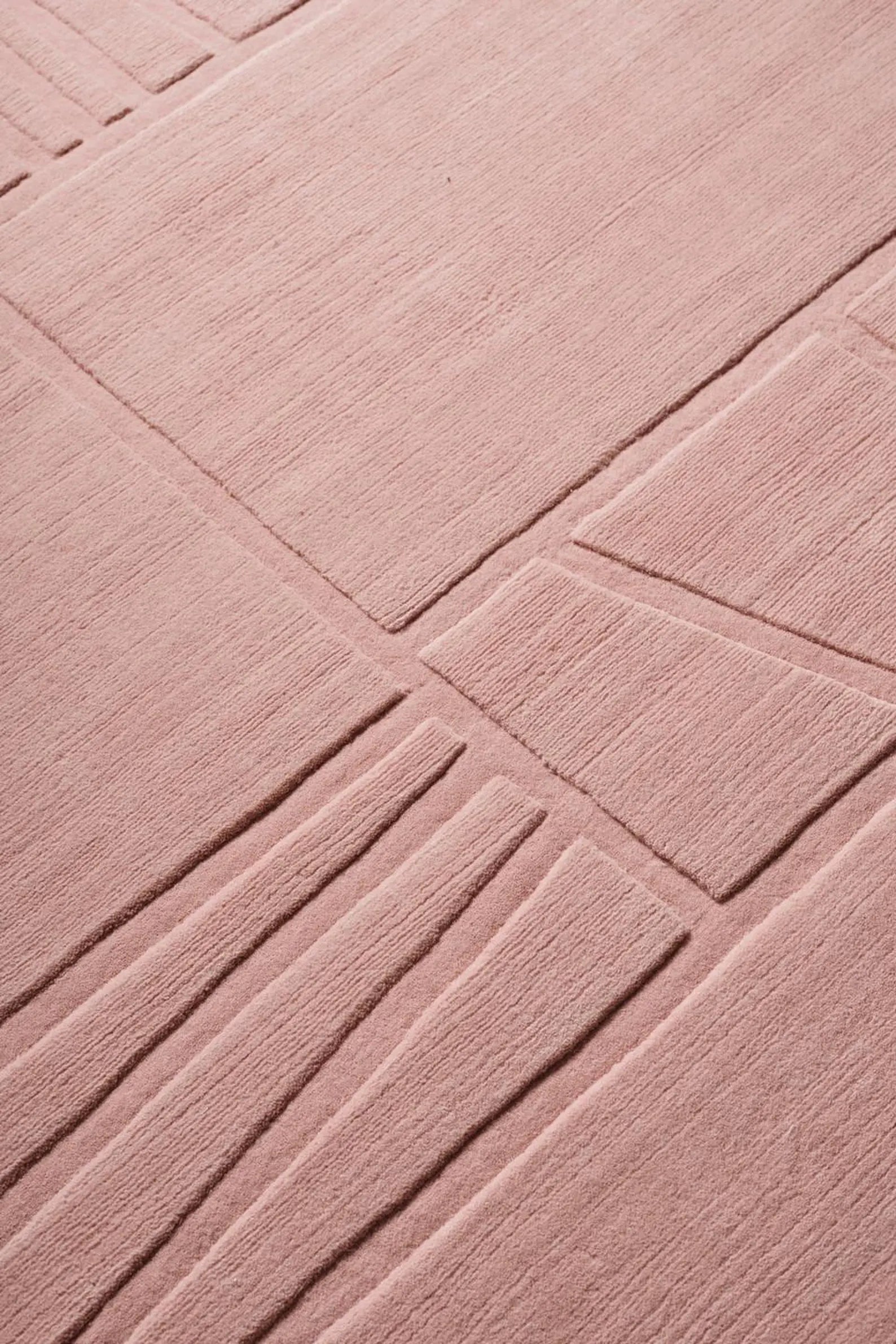 silent script rug closeup view